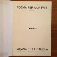 Poema Per a Un Fris/Facana de la Rambla