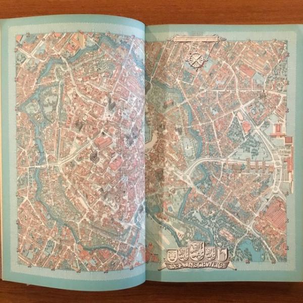 Staedte Bd. 1 + 2 ＜2冊一括＞ヨーロッパ都市鳥瞰市街図集 独]Staedte 1＆2 Bildplane von Hermann Bollmann (ヨーロッパ都市鳥瞰