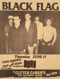 [英]BLACK FLAG: Two Shows 6pm for all ages and 10pm 18 and over