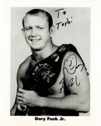 ドリー・ファンク・ジュニア自筆サイン入写真