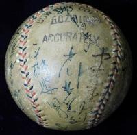 1936年頃職業野球選手寄書サインボール 沢村栄治、景浦将、ジミー堀尾、若林忠志他