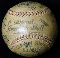 1936年頃職業野球選手寄書サインボール 沢村栄治、景浦将、ジミー堀尾、若林忠志他