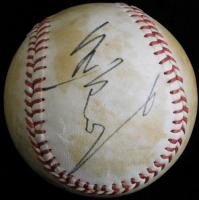ジョー・ディマジオ、金田正一寄書サインボール