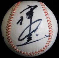 巨人軍伊藤芳明、高橋栄一郎、山崎正之、青木宥明寄書サインボール