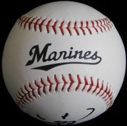 千葉ロッテマリーンズ今江敏晃自筆サインボール