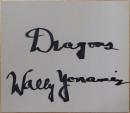 中日ドラゴンズ ウォーリー与那嶺サイン色紙