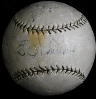昭和9年来日ベーブ・ルース、レフティー・ゴメス、ジミー・フォックス他寄書サインボール Babe Ruth、Jimmie Foxx、Lefty Gomez、Eric McNair、Rabbit Warstler