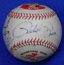 1978年来日シンシナティ・レッズ監督・選手寄書サインボール