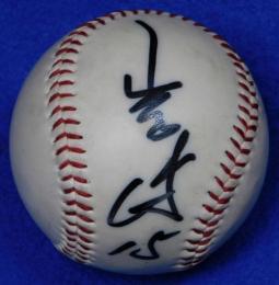 巨人軍山倉和博自筆サインボール