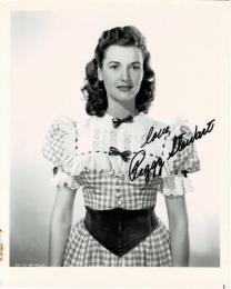 ペギー・スチュワート自筆サイン入写真　Peggy Stewart