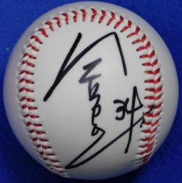 金田正一自筆サインボール