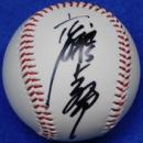 広瀬叔功自筆サインボール