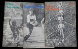 （独文）TAGES=PROGRAMM　XI.OLYMPISCHE SPIELE BERLIN 1936（ベルリンオリンピックデイリープログラム 3冊）