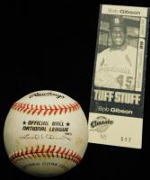 ボブ・ギブソン自筆サインボール　Bob Gibson