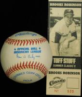 ブルックス・ロビンソン自筆サインボール　Brooks Robinson