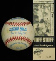 アレックス・ロドリゲス自筆サインボール　Alex Rodriguez