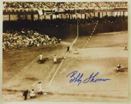 ボビー・トムソン自筆サイン入写真 Bobby Thomson