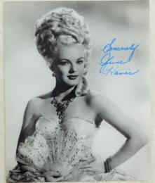 ジューン・ヘイヴァー自筆サイン入写真　June Haver