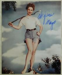 ヴァージニア・メイヨ自筆サイン入写真（2）Virginia Mayo