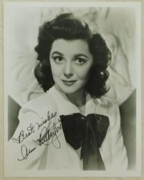 アン・ラザフォード自筆サイン入写真　Ann Rutherford