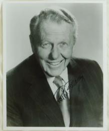 ラルフ・ベラミー自筆サイン入写真　Ralph Bellamy