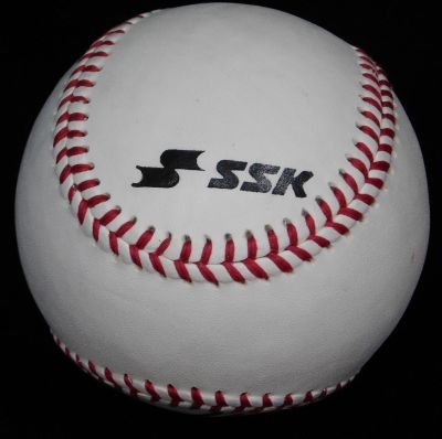 名球会・山崎裕之自筆サインボール(マジックペン書、SSK製ボール