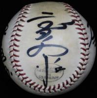 巨人軍王貞治・張本勲・高田繁・柳田俊郎寄書サインボール