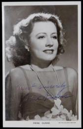 アイリーン・ダン自筆サイン入ブロマイド  Irene Dunne