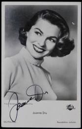 ジョアン・ドルー自筆サイン入絵葉書　Joanne Dru