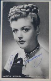 アンジェラ・ランズベリー自筆サイン入ブロマイド　Angela Lansbury