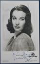 ヴィヴィアン・リー自筆サイン入絵葉書　Vivien Leigh