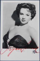 パイパー・ローリー自筆サイン入写真　Piper Laurie