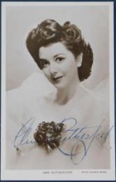 アン・ラザフォード自筆サイン入ブロマイド　Ann Rutherford