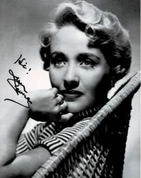 ジェーン・パウエル自筆サイン入写真　Jane Powell