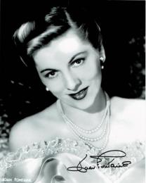 ジョーン・フォンテイン自筆サイン入写真 (3)　Joan Fontaine