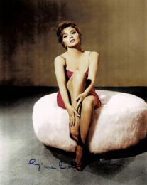 ジーナ・ロロブリジーダ自筆サイン入写真　Gina Lollobrigida