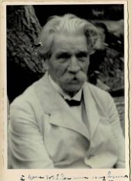 アルベルト・シュヴァイツァー自筆サイン入写真　２枚 Albert Schweitzer