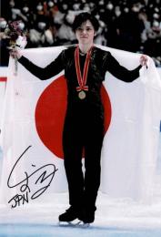 宇野昌磨自筆サイン入写真