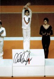 ナディア・コマネチ自筆サイン入写真 Nadia Comaneci