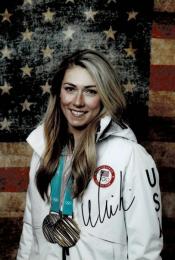 ミカエラ・シフリン自筆サイン入写真 Mikaela Shiffrin