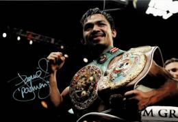 マニー・パッキャオ自筆サイン入写真（2） Manny Pacquiao