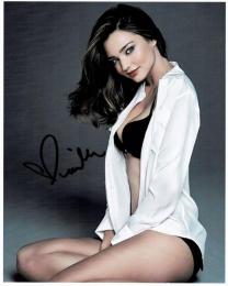 ミランダ・カー自筆サイン入写真　(3)　Miranda Kerr