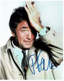 ピーター・フォーク自筆サイン入写真　Peter Falk