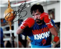 マニー・パッキャオ自筆サイン入写真（3） Manny Pacquiao