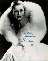 アイリーン・ダン自筆サイン入写真  Irene Dunne
