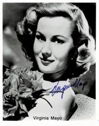ヴァージニア・メイヨ自筆サイン入写真（3）Virginia Mayo