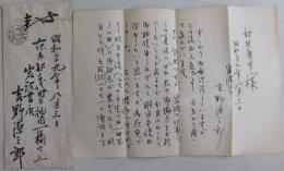 吉野源三郎自筆書簡　三通
