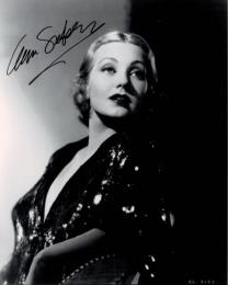 アン・サザーン自筆サイン入写真（2）　Ann Sothern