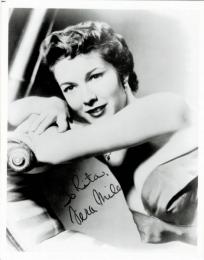ヴェラ・マイルズ自筆サイン入写真（3）　Vera Miles