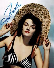 ジェーン・ラッセル自筆サイン入写真　Jane Russell
